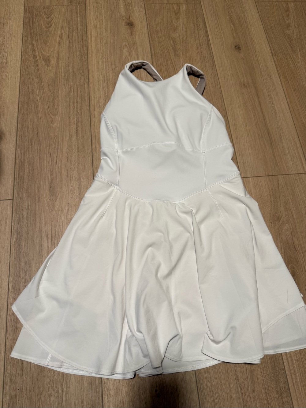 Lululemon White Athletic Skort Dress